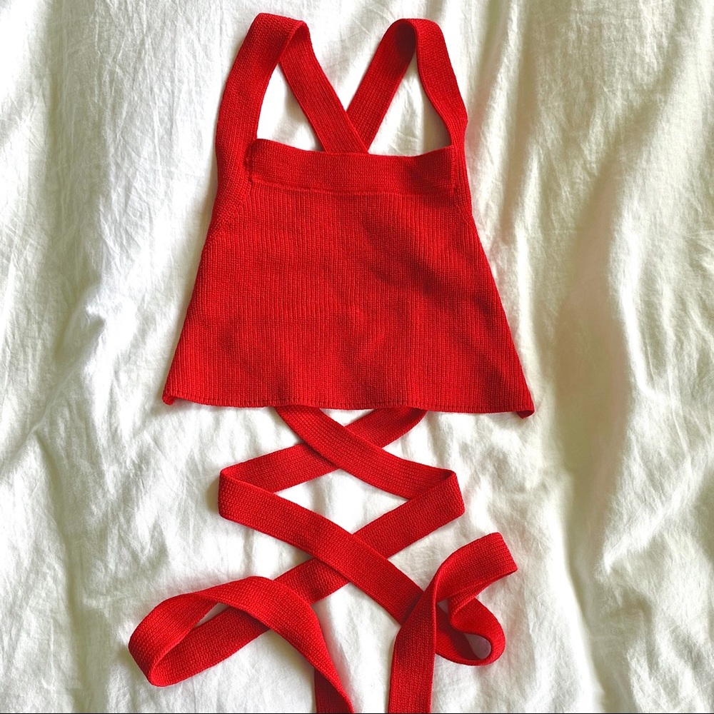 Strapped Crop Top from Aritzia